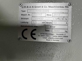 ZGRZEWARKA CZTEROGŁOWICOWA URBAN AKS 6250 35 / 25 ROK 2013