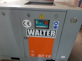 KOMPRESOR ŚRUBOWY WALTER SK 15/10S ROK  2006