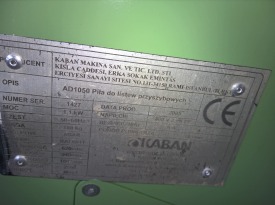 PIŁA DO LISTEW PRZYSZYBOWYCH KABAN AD 1050 ROK 2005